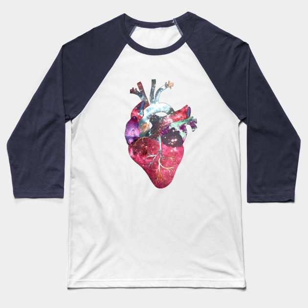 Superstar Heart Baseball T-Shirt by BiancaGreen